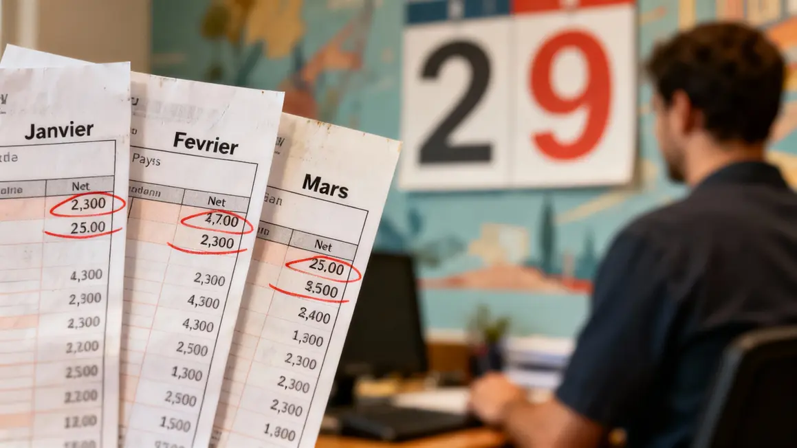 Fiches de paie retraite, montants fluctuants, CSG