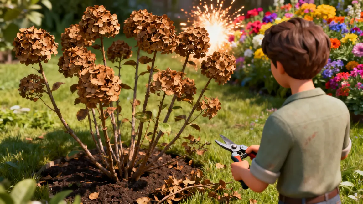 Patience pour fleurs hortensias été jardin