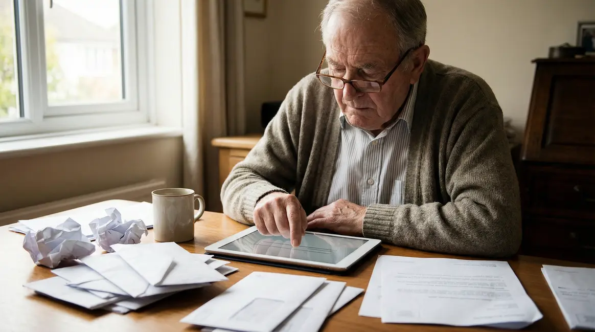 pension retraite relevé bancaire tablette