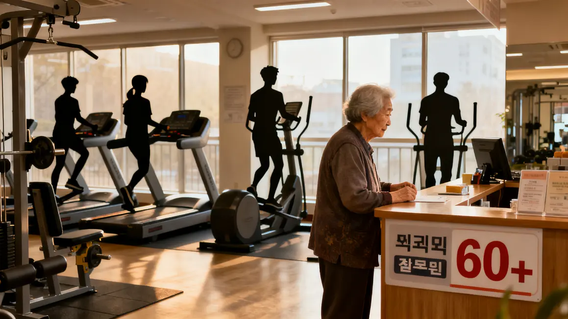 Salle sport Corée restriction seniors 60 ans
