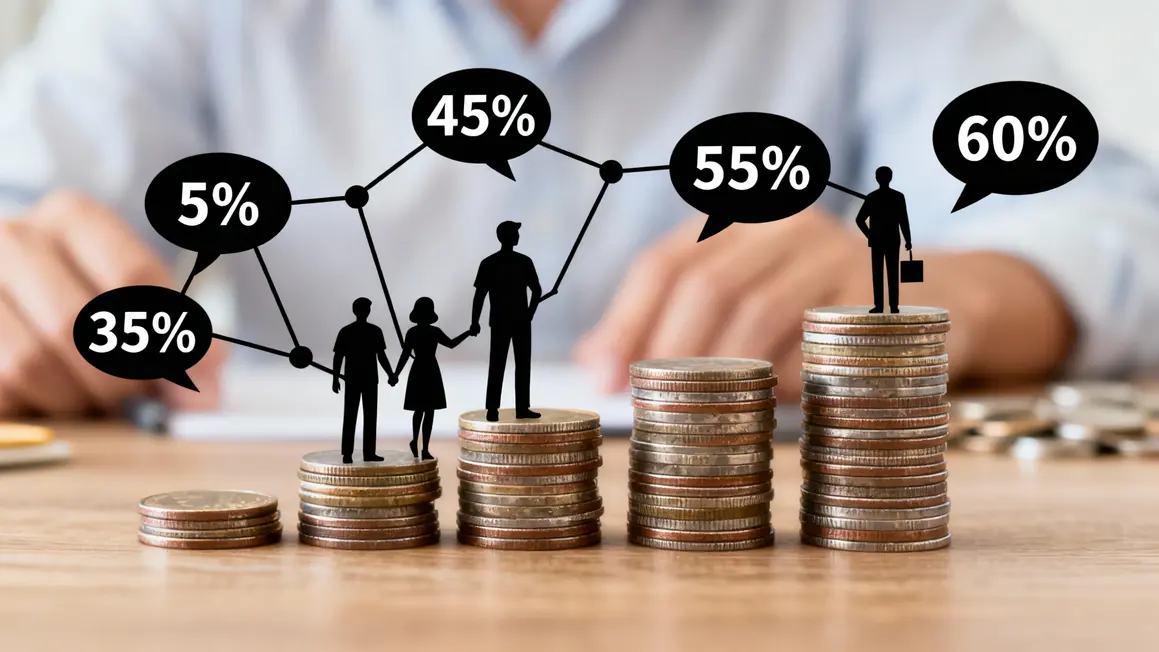 Graphique impôt héritage selon lien familial