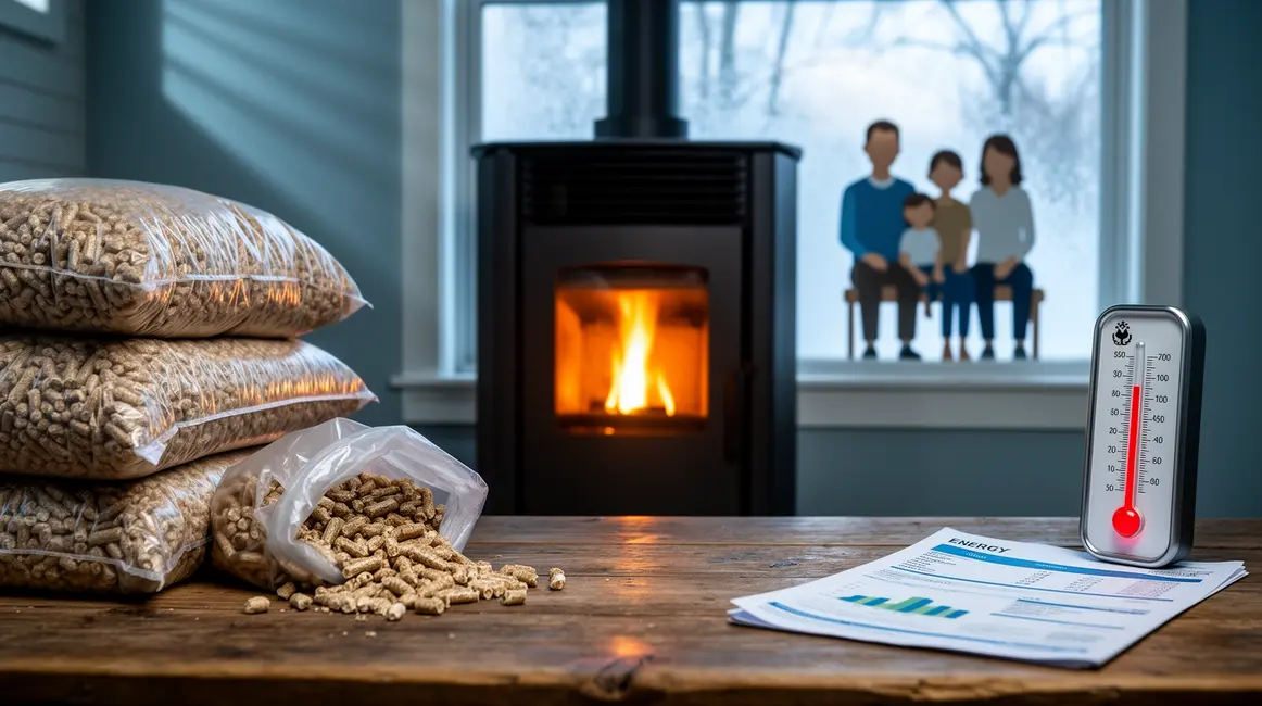 augmentation prix pellets table poêle sacs facture famille hiver