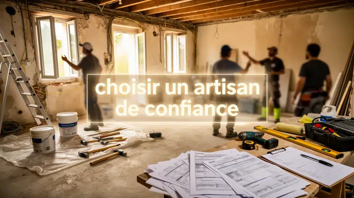 travaux maison choisir artisan de confiance