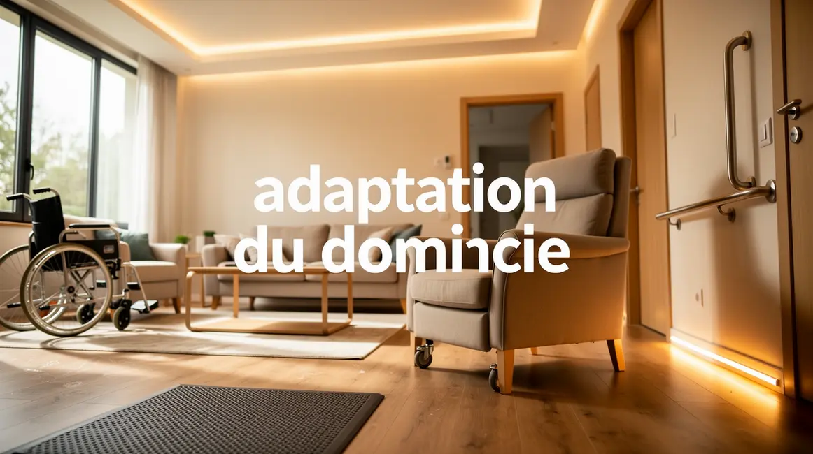 interieur accessible avec barre d appui tapis antiderapant led