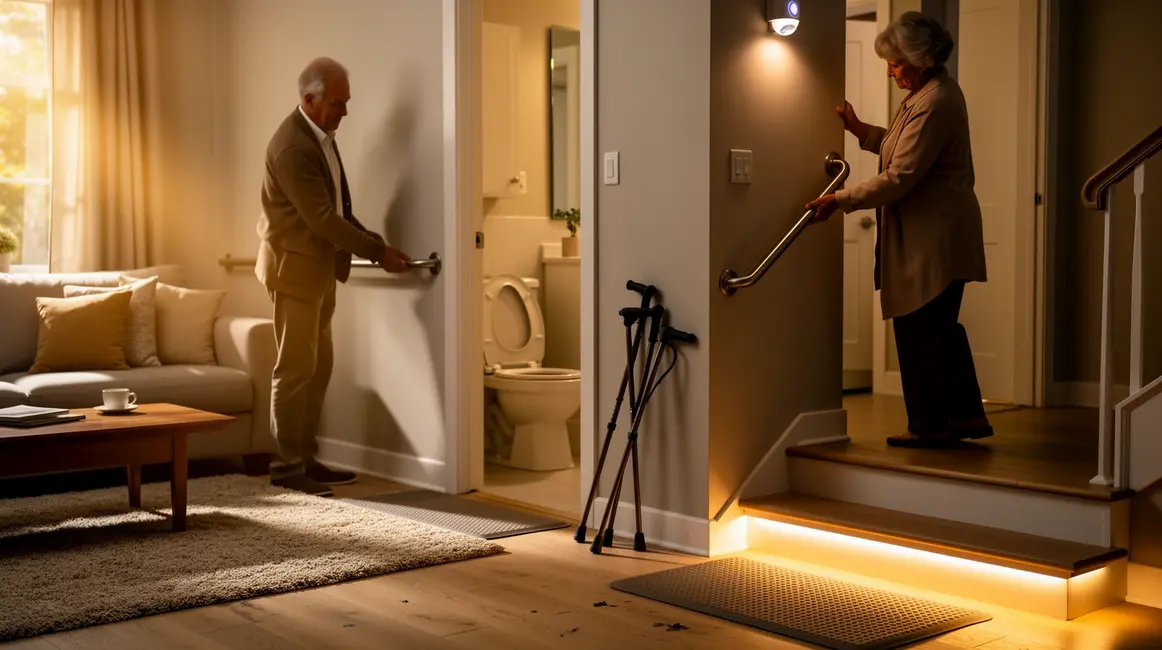 Sécurité senior adaptation du domicile moderne