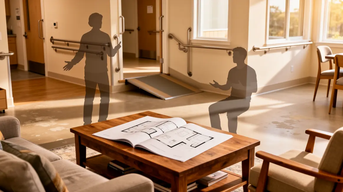 piece de vie accessibilite adaptation du domicile