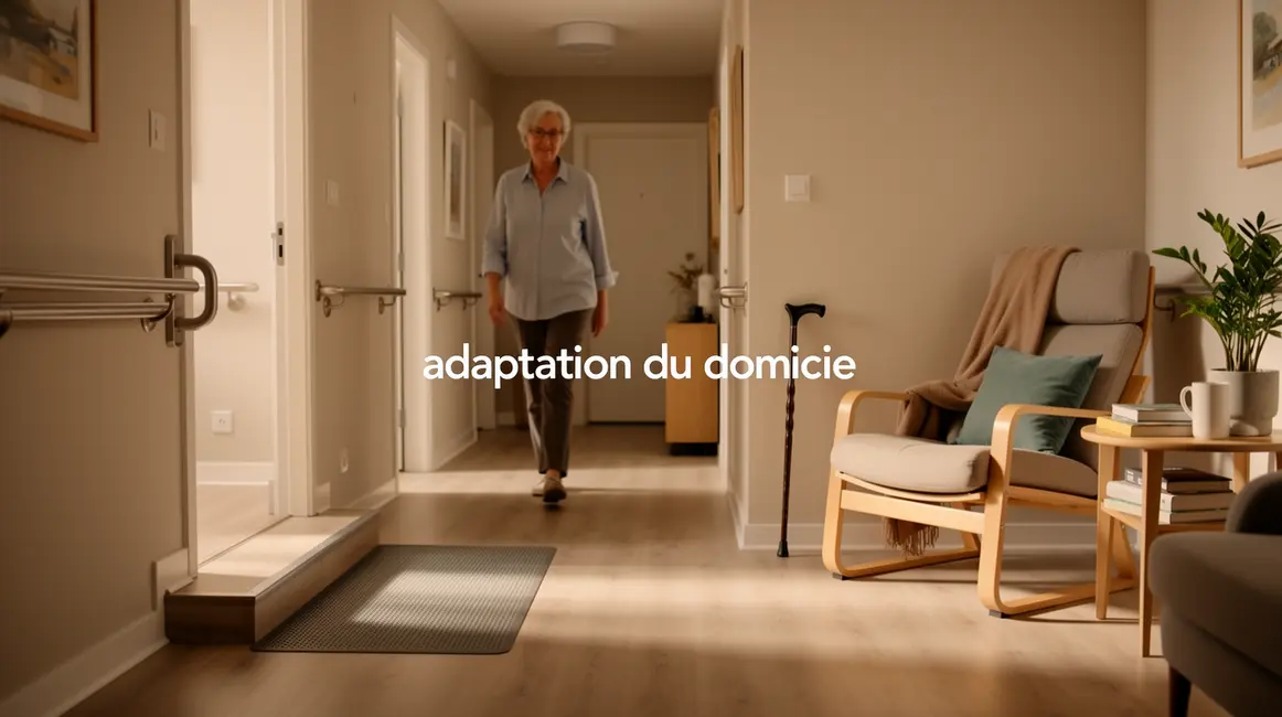 interieur moderne avec adaptation du domicile et éléments de sécurité