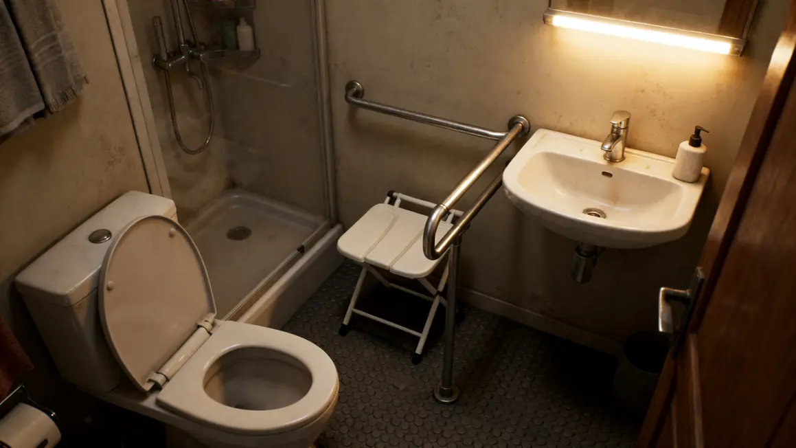 salle de bains securite adaptation petit budget