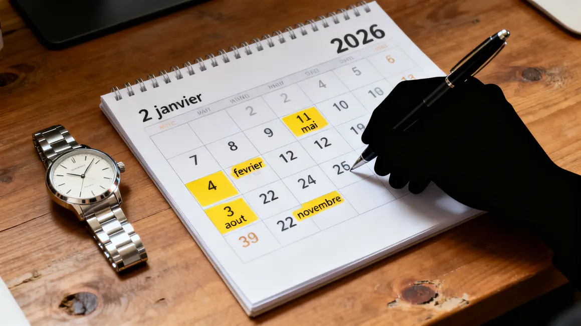 dates paiement agirc arrco 2026 sur calendrier