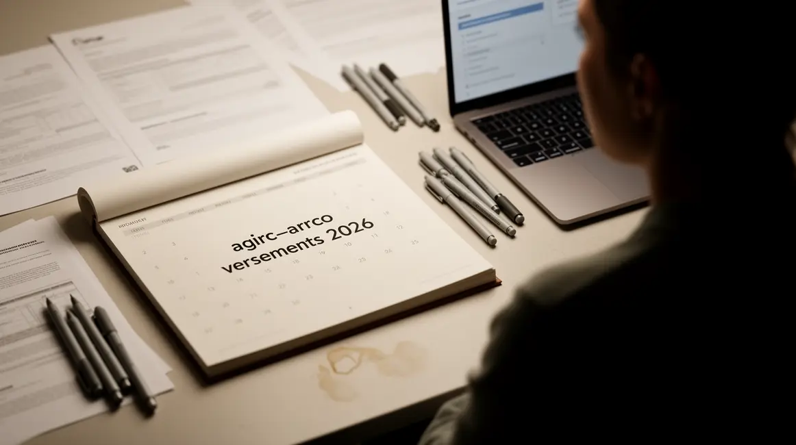 calendrier agirc-arrco versements 2026 pension