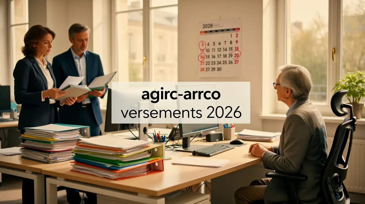 bureau administratif versements agirc-arrco 2026