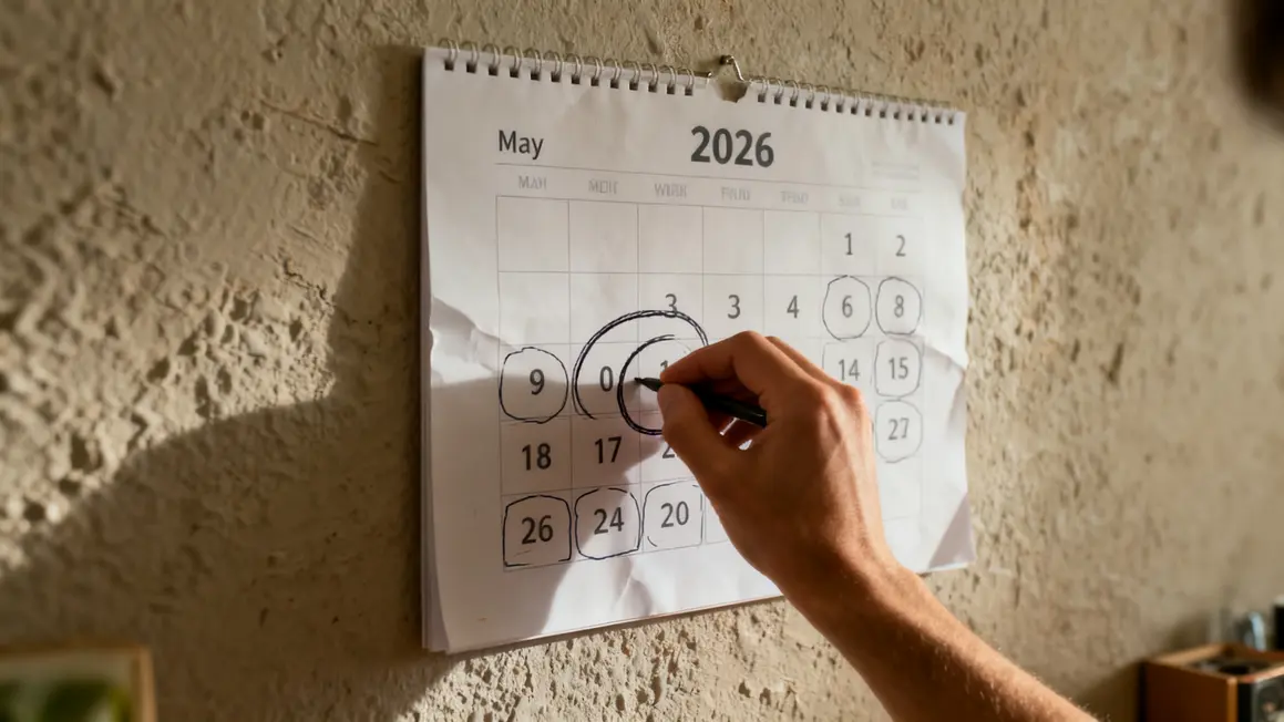 calendrier mural agirc arrco 2026