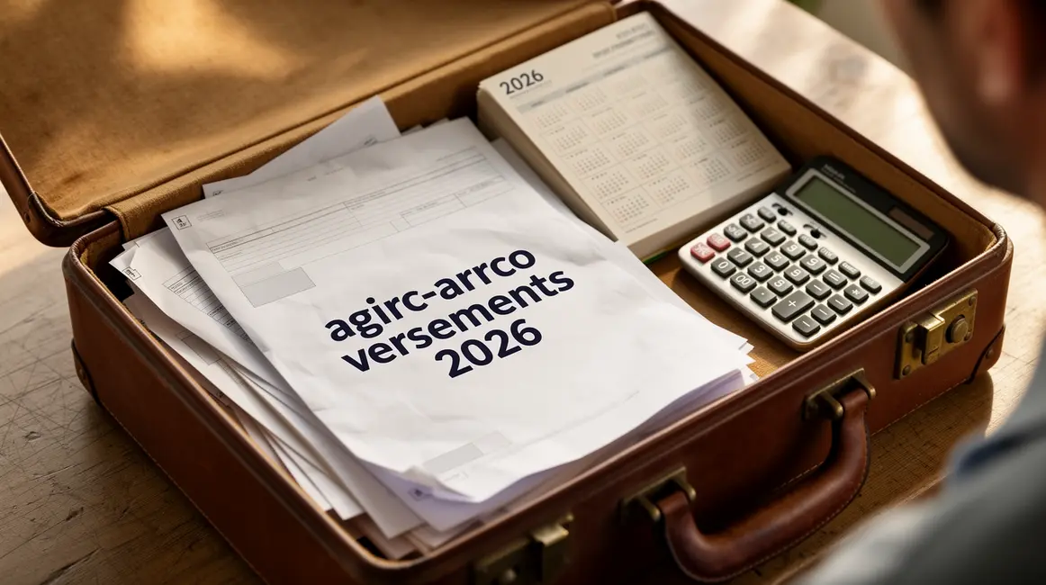 porte-documents agirc arrco versements 2026
