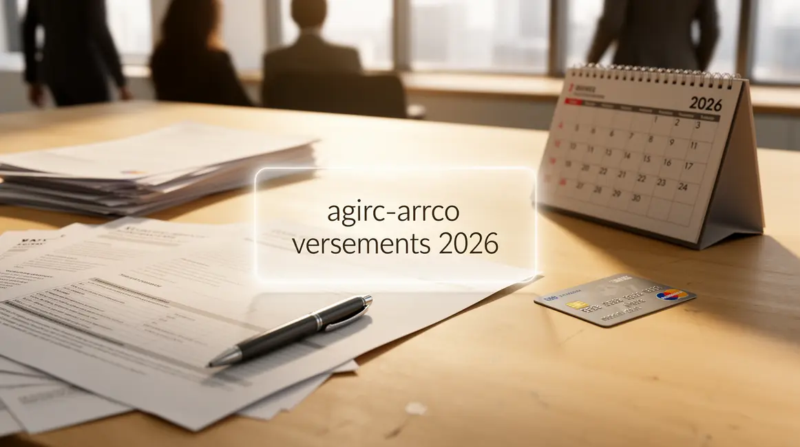 documents calendrier agirc arrco versements 2026