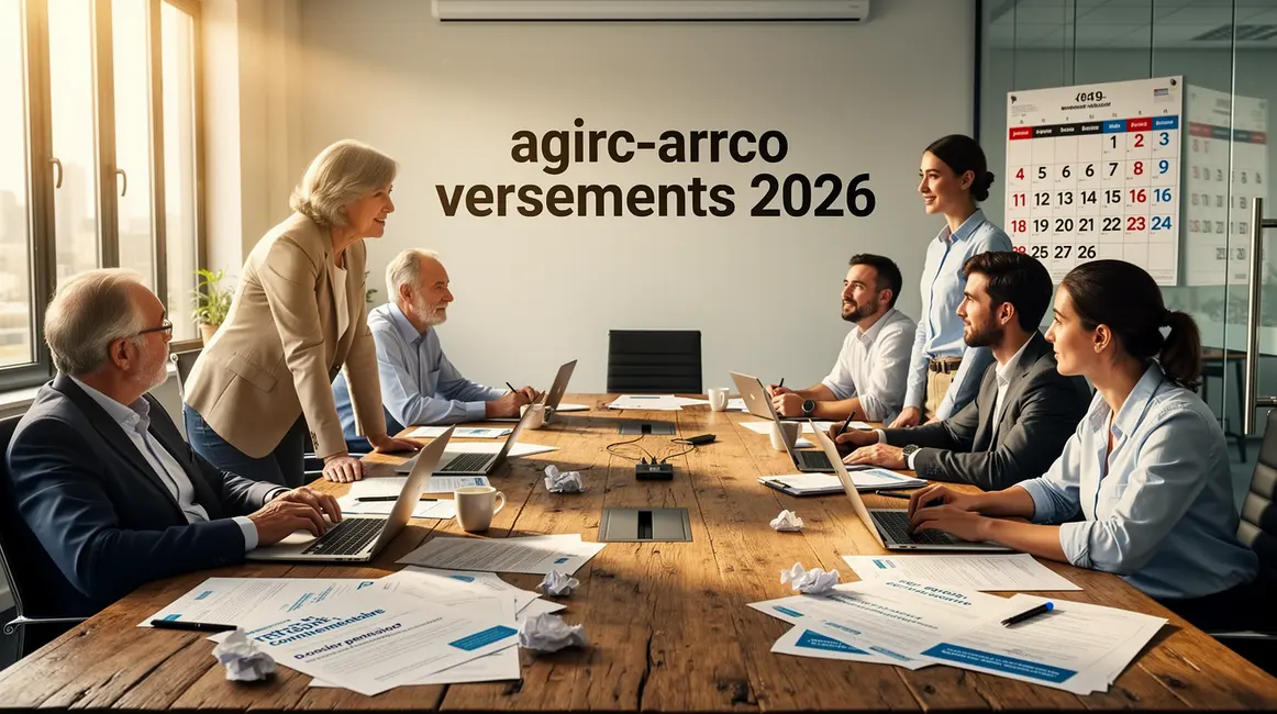 salle réunion seniors versements agirc arrco 2026 calendrier mural