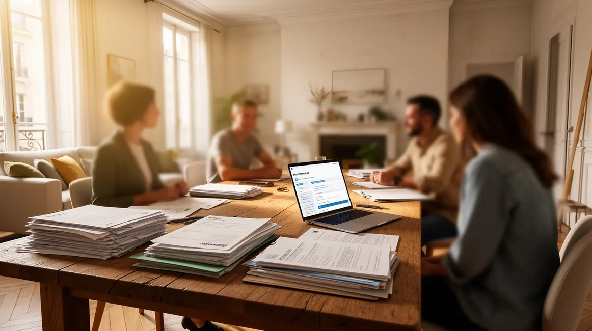Groupe examine des documents sur aides au logement
