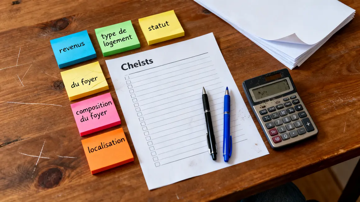 aides au logement critères revenus statut check-list