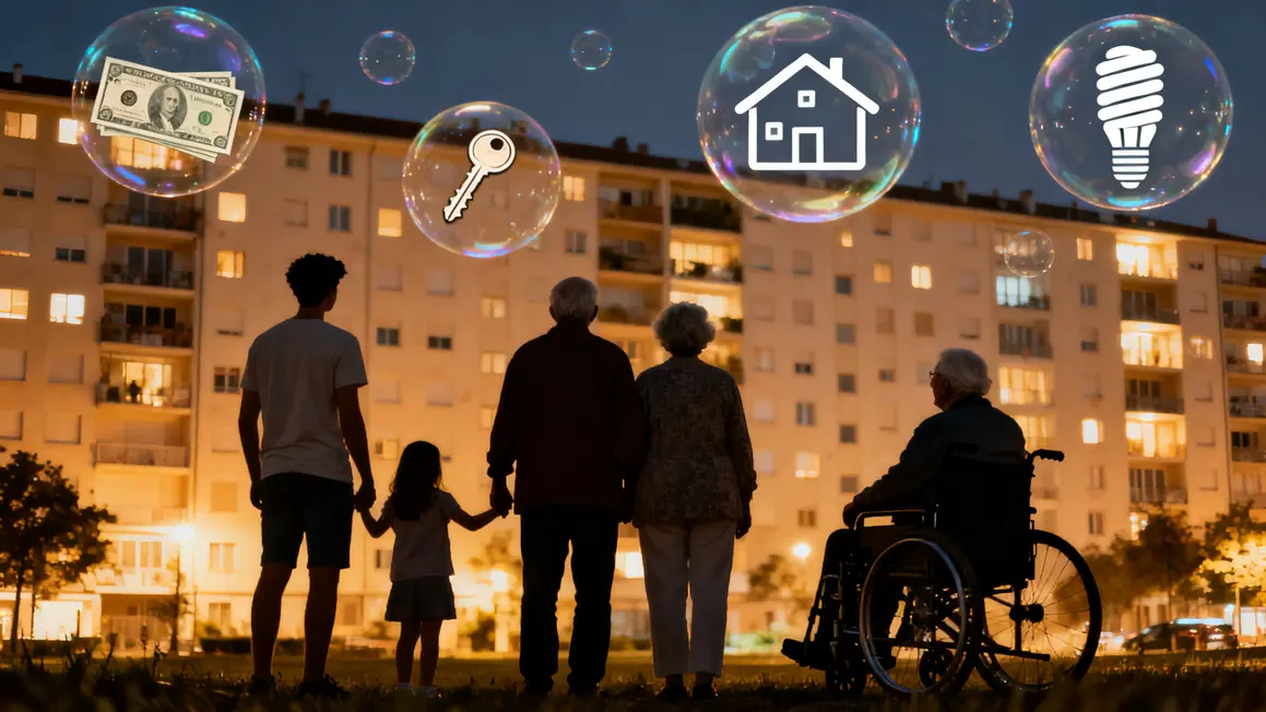 Familles aides logement symboles universalité