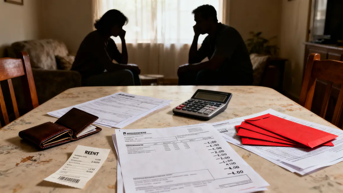 aides logement signes d'alerte financiers famille table documents