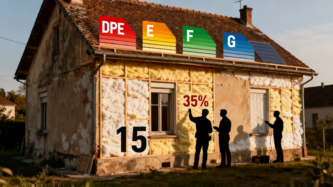 conditions logement rénovation énergétique 2026 ancienne maison DPE