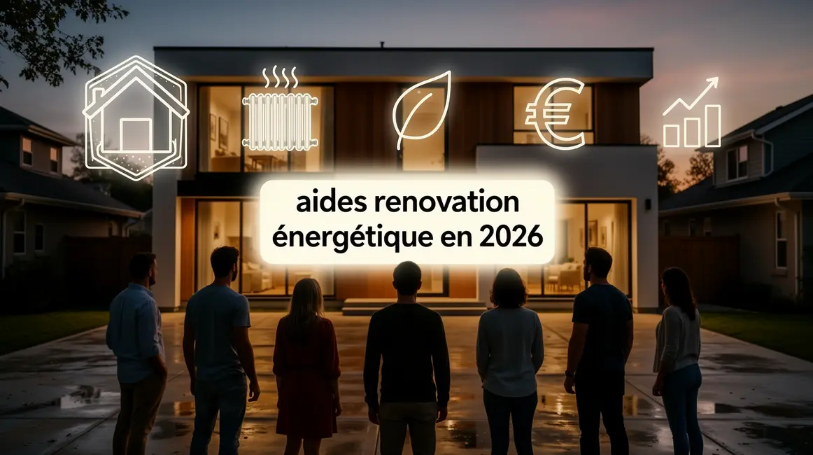 aides rénovation énergétique 2026 icones isolation chauffage