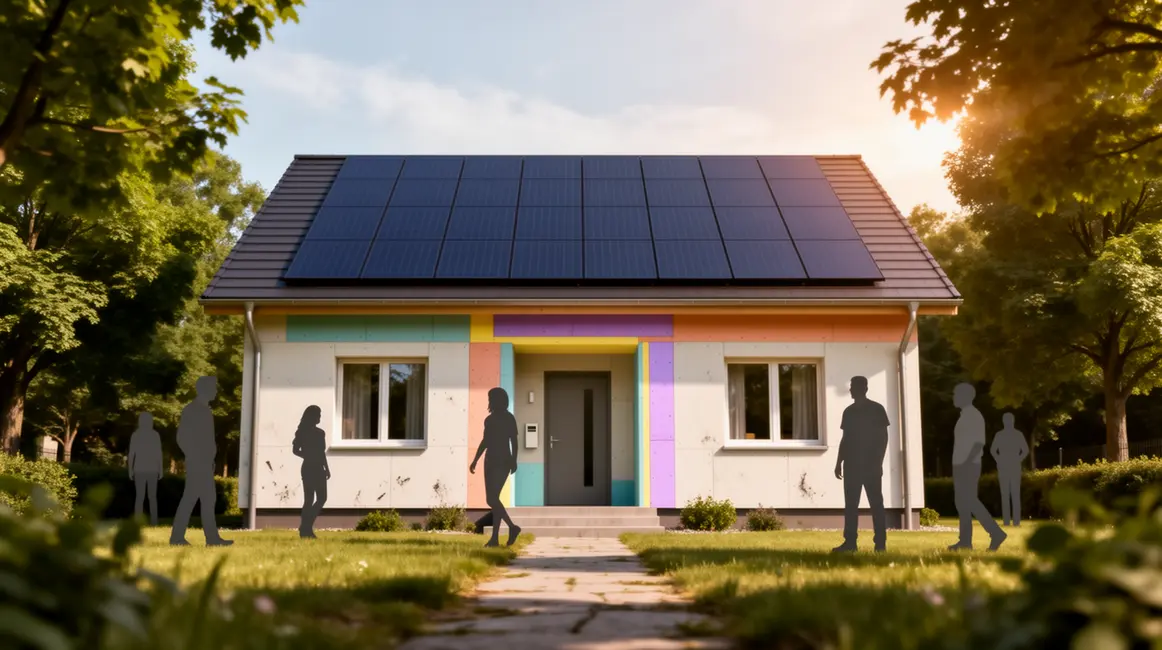 Maison rénovée panneaux solaires et isolation, aides rénovation énergétique 2026