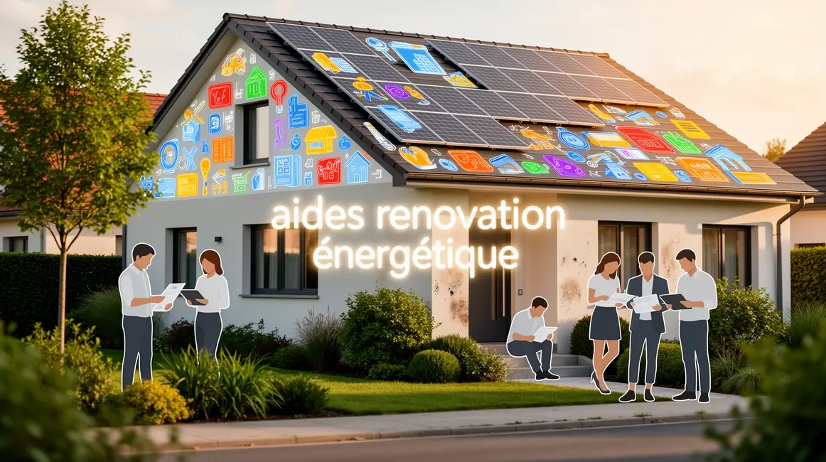 Maison aides rénovation énergétique famille budget panneau solaire