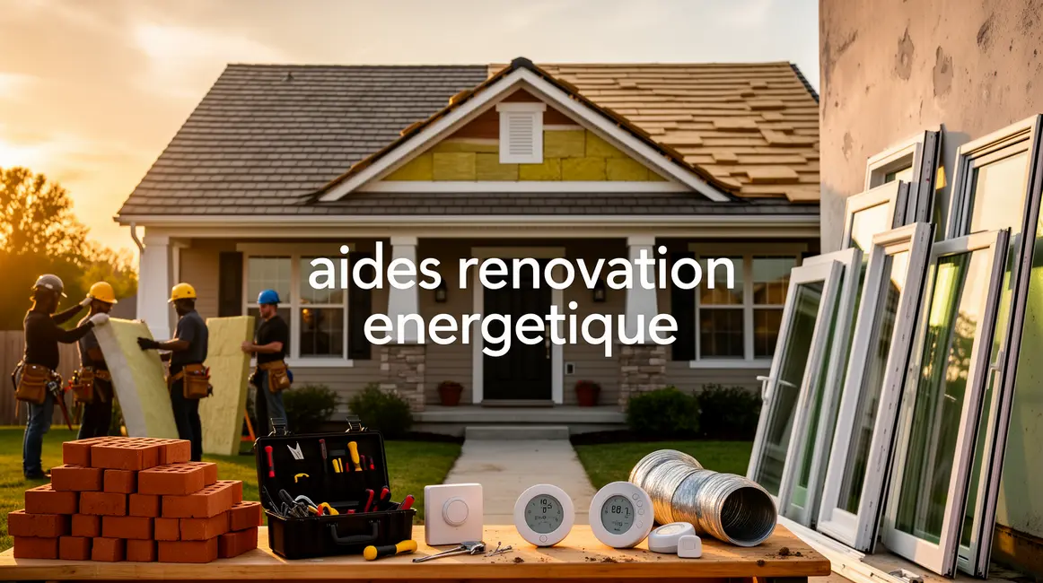Maison aides rénovation énergétique, isolation et chauffage