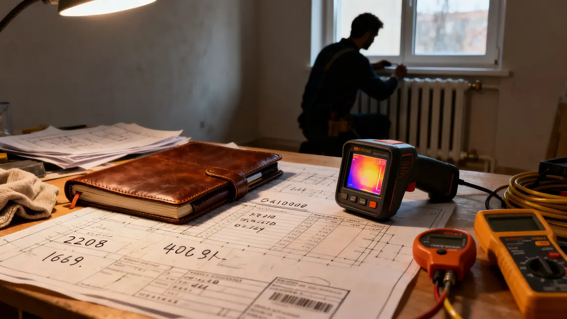 audit energetique 2026 table factures camera thermique