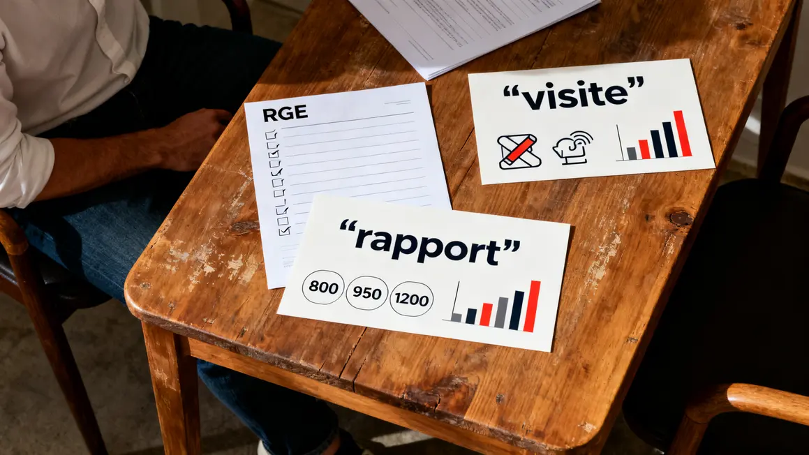audit energetique devis rge visite rapport
