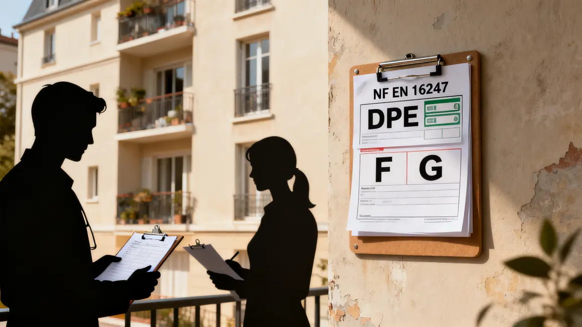 audit energetique norme DPE F G immeuble