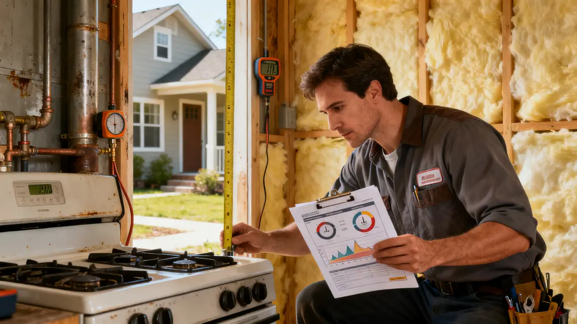 Technicien audit energetique diagnostic DPE sur logement