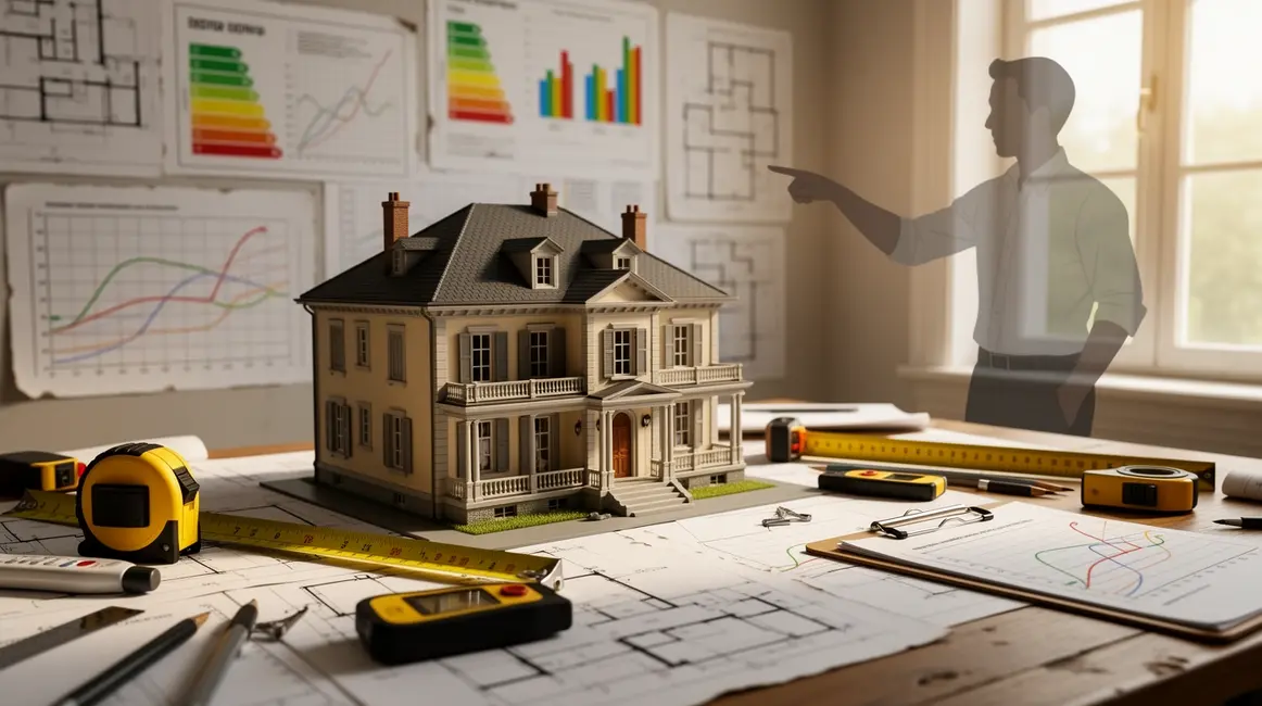 Audit énergétique visuel maison et étapes