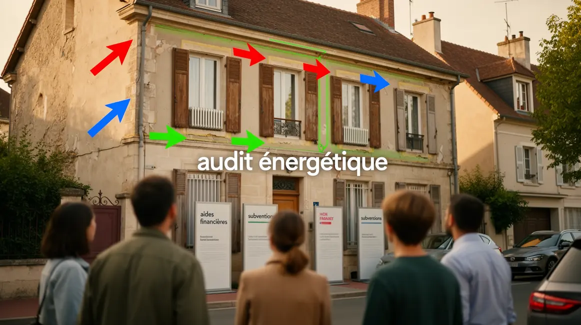 audit energetique fleches isolation radiateurs aides financieres