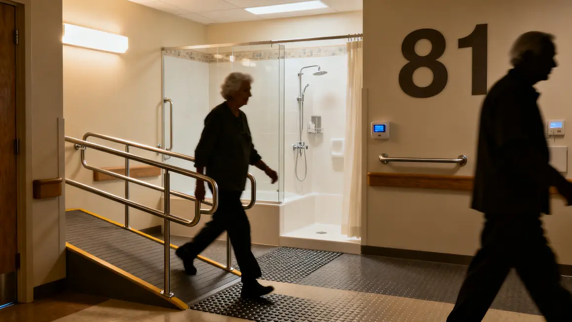 Pièce adaptée sécurité seniors