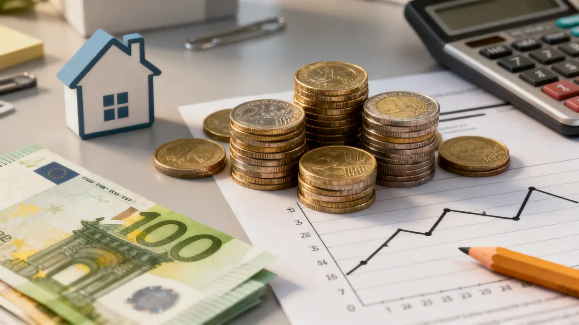 tableau budget piles euros calculatrice logement