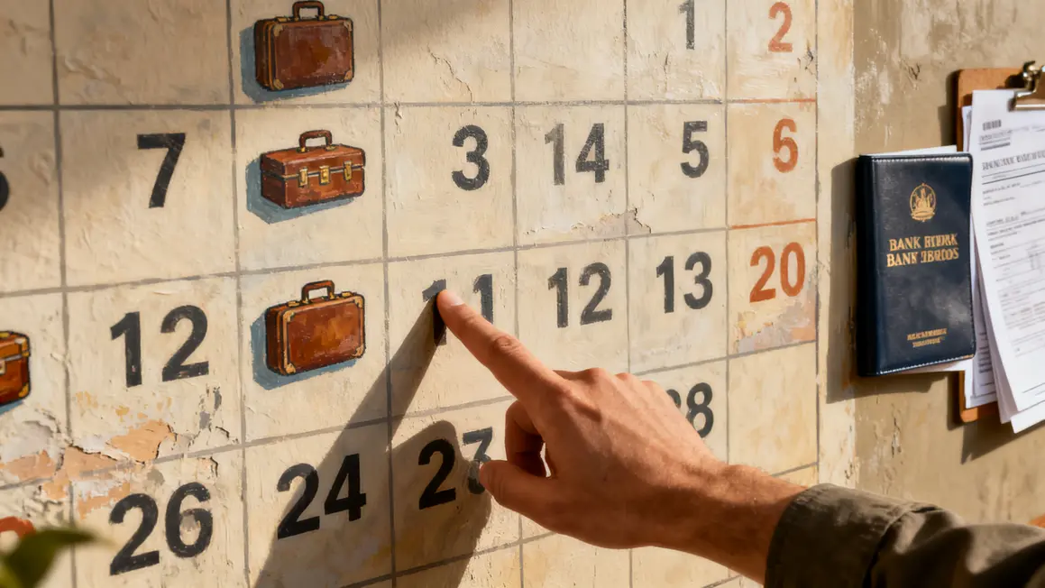 calendrier mural, dates versement Agirc-Arrco 2026