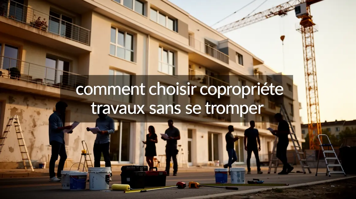comment choisir copropriete travaux sans se tromper