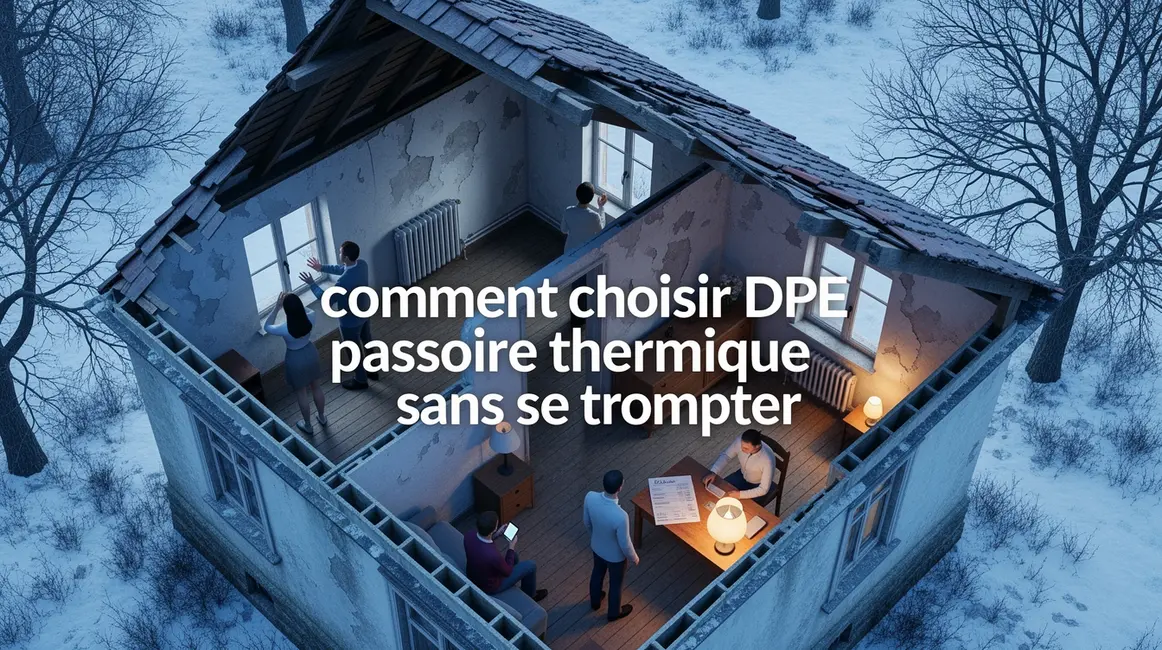 maison ancienne hiver silhouettes isolation consommation