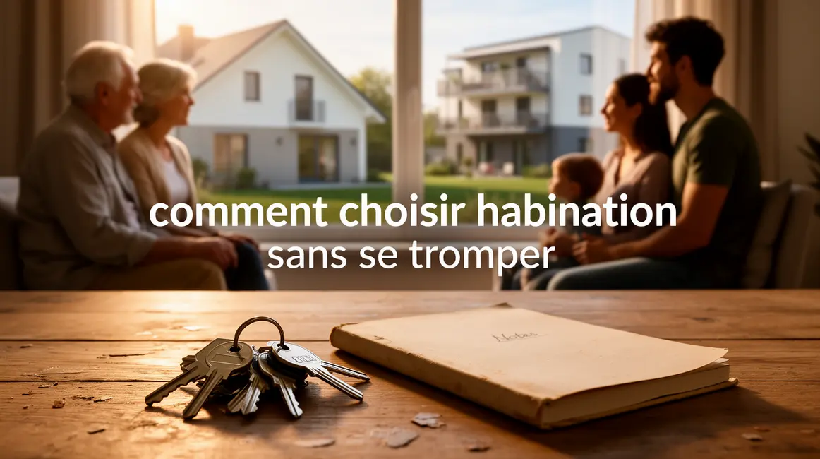 maison immeuble silhouettes carnet cle choix habitation