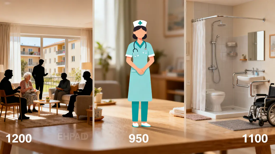 tableau photorealiste comparatif logement senior