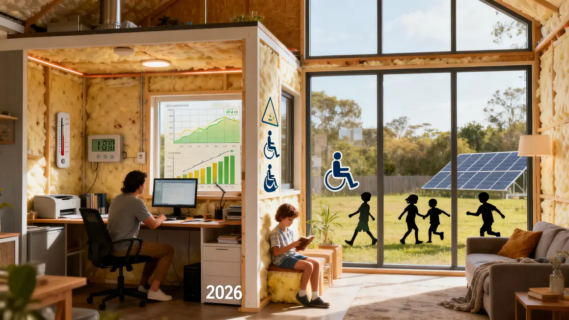 Famille maison 2026 isolation coin teletravail energetique