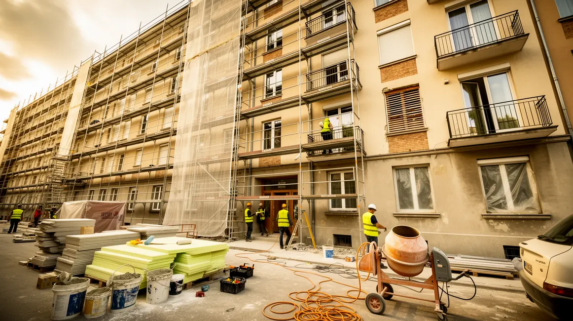 copropriete avec travaux renovation collective residence