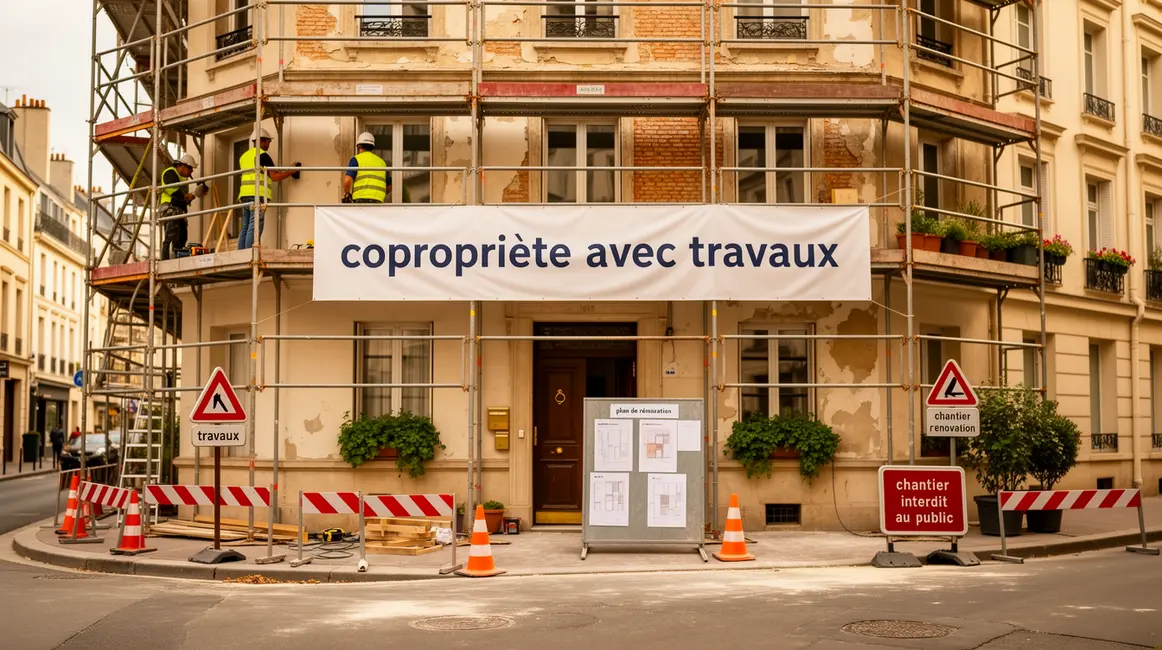 Rénovation copropriété immeuble collectif avec travaux