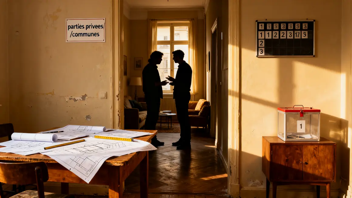 copropriete travaux parties privatives communes