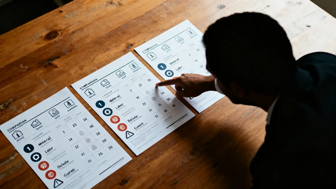 Comparatif devis travaux copropriete analyse rapide