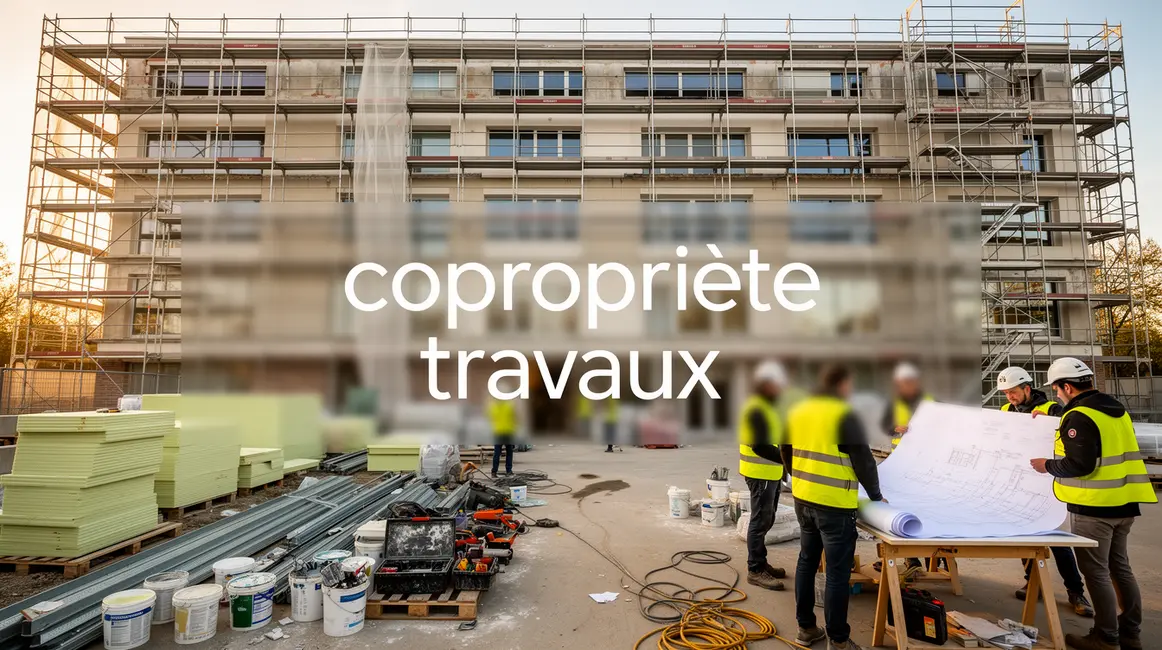 copropriete travaux renovation immeuble moderne