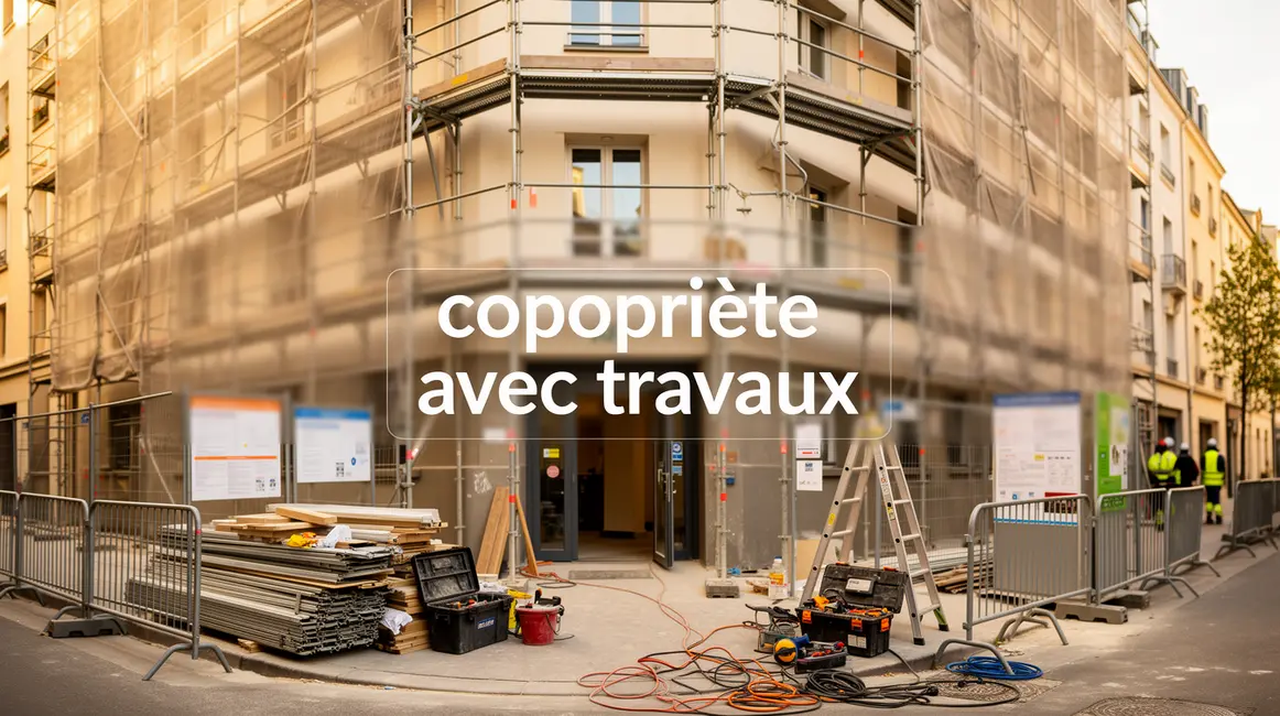 immeuble copropriete renovation echafaudage travaux