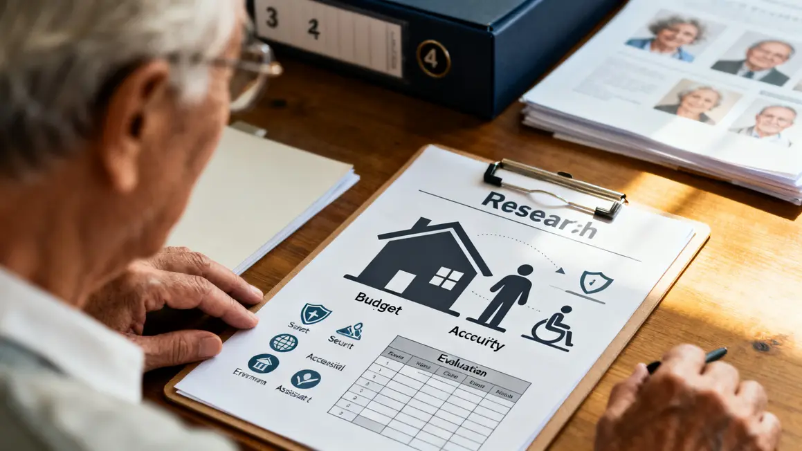 seniors recherche logement critères sécurité budget évaluation