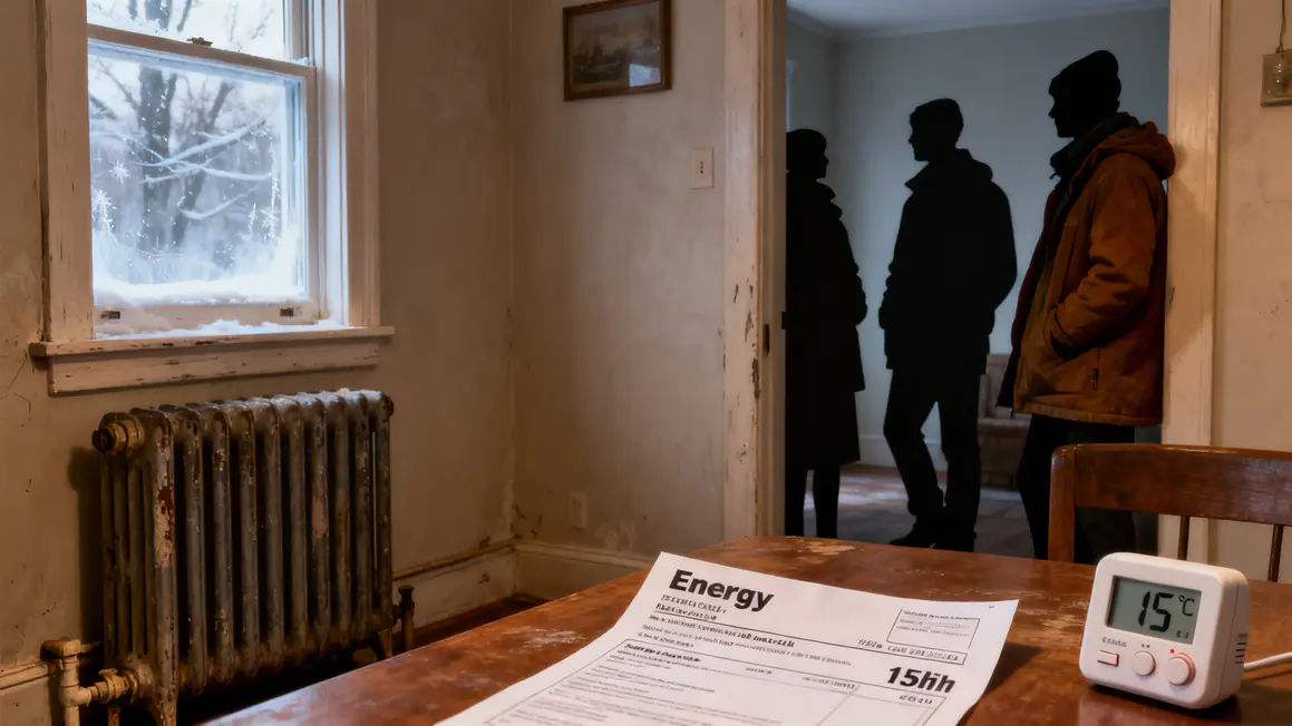 Maison passoire thermique avec facture d'énergie élevée